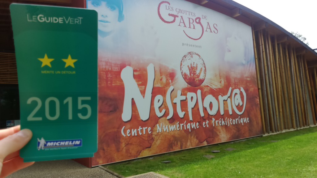 15 juin 2015, Gargas deux étoiles Michelin. Devant Nestploria. N. Ferrer